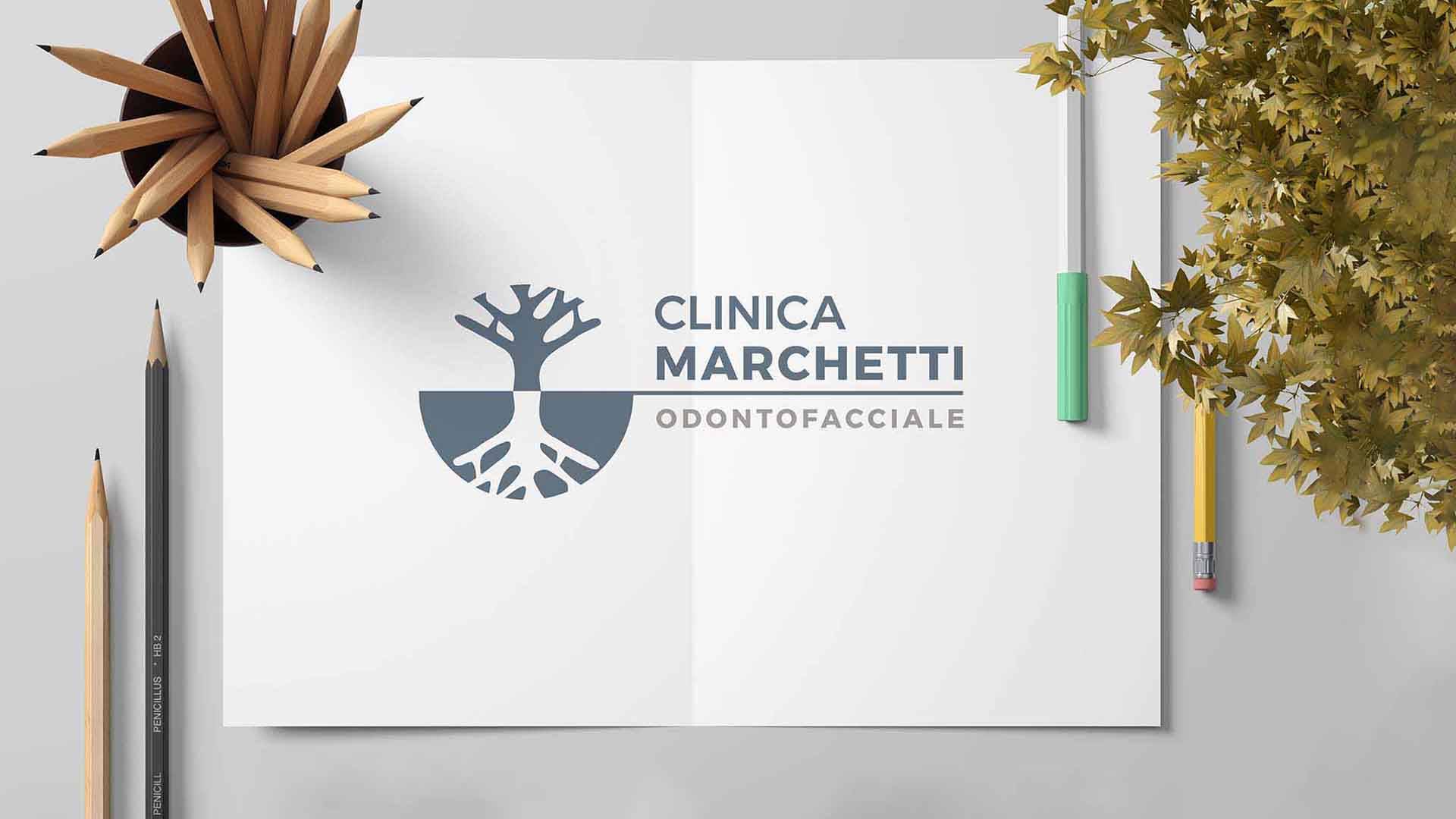 Nuovo logo Clinica Marchetti creato da Webtek