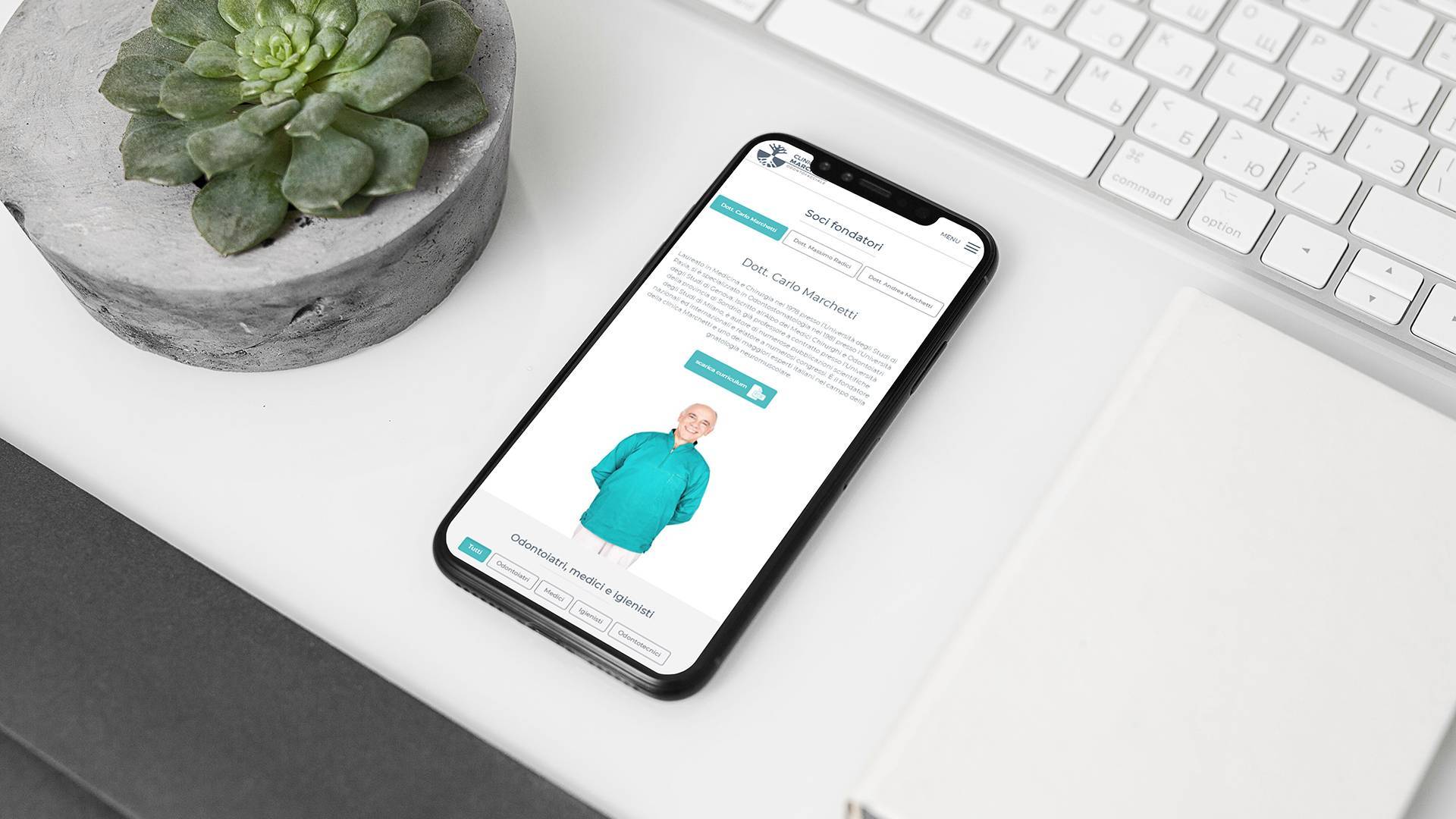 Sito web responsive Clinica Marchetti