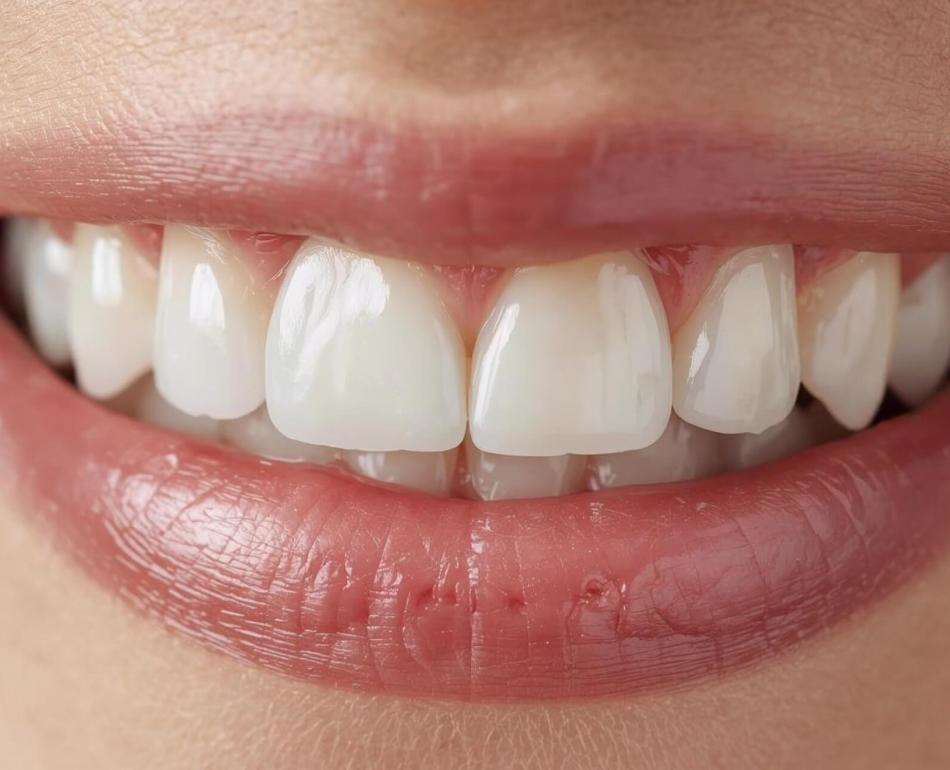 sorriso con impianto dentale in zona estetica