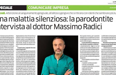 articolo di approfondimento odontoiatrico sulla parodontite