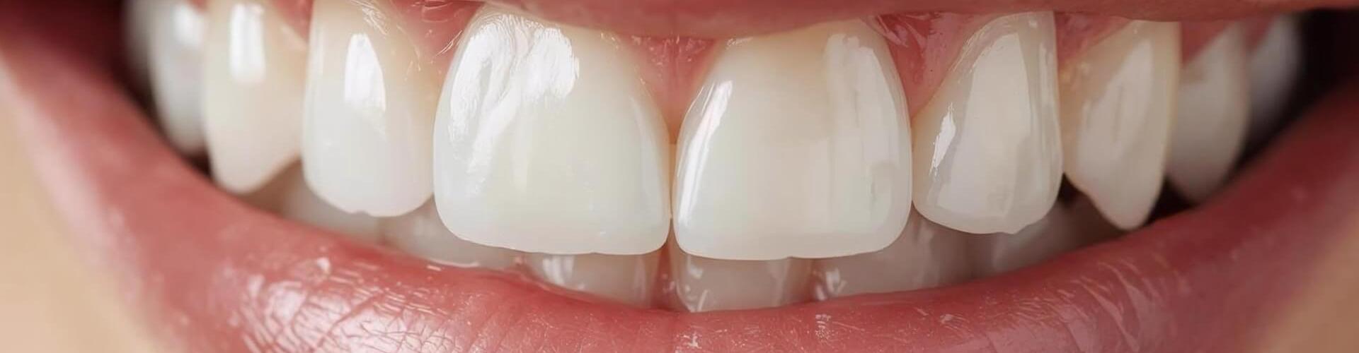sorriso naturale e brillante con denti sani